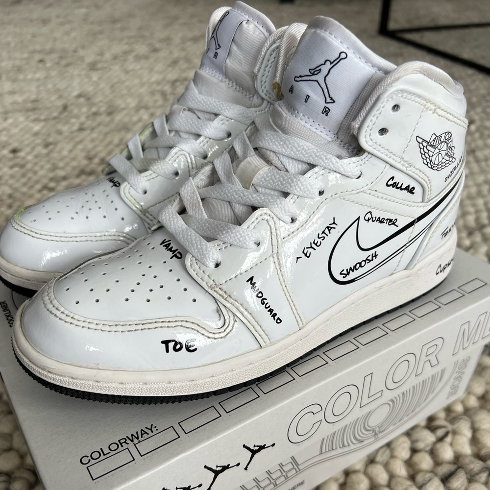Air Jordan 1 mid ss (gs) schematic
